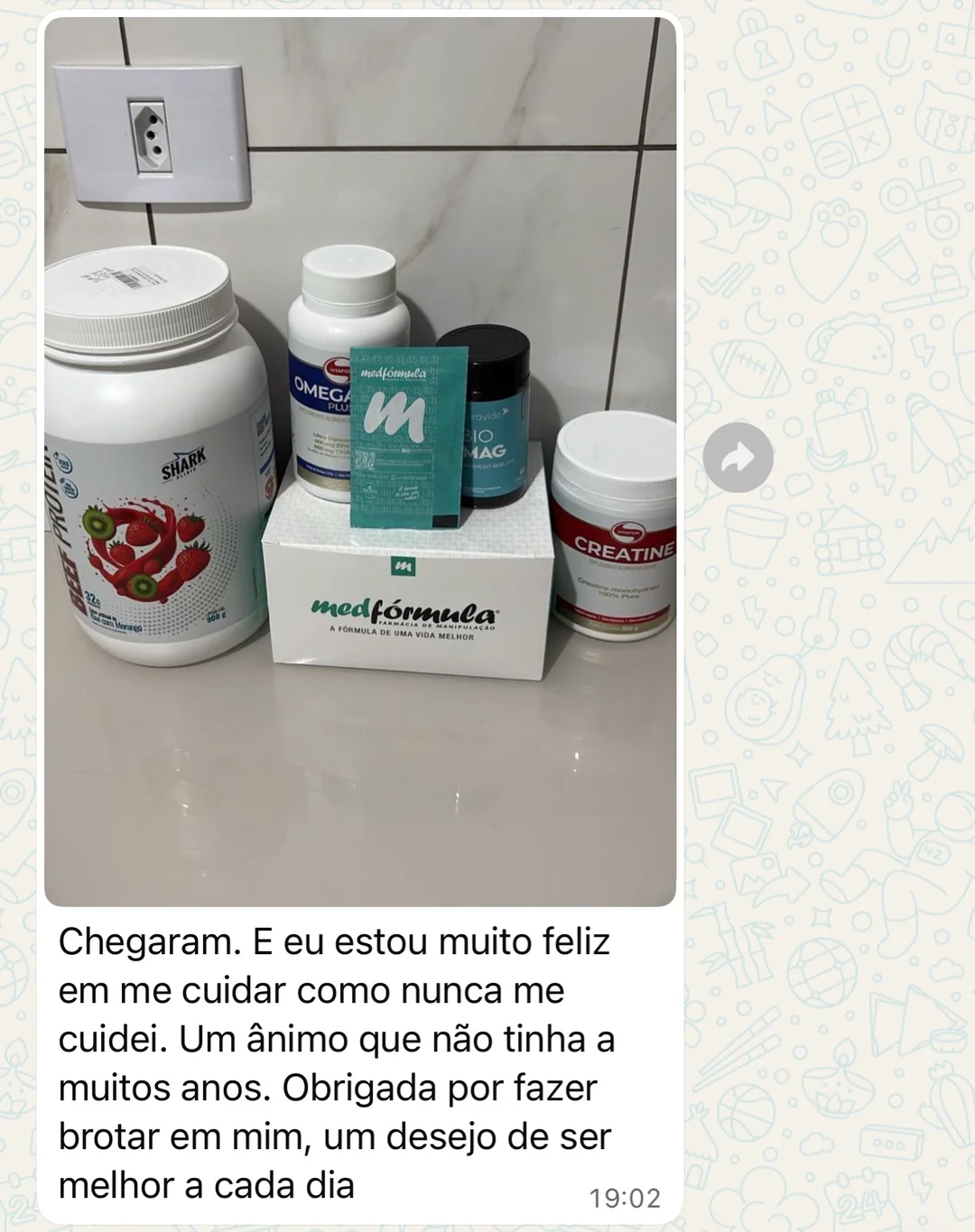 Prescrição individualizada entregue em consulta